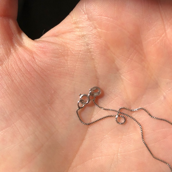 Diamond ‘L’ Necklace - Picture 3 of 4